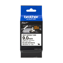 Brother HSE-221E fehér alapon fekete szalag