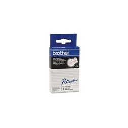 Brother szalag TC292 P-Touch, 9mm fehér alapon piros
