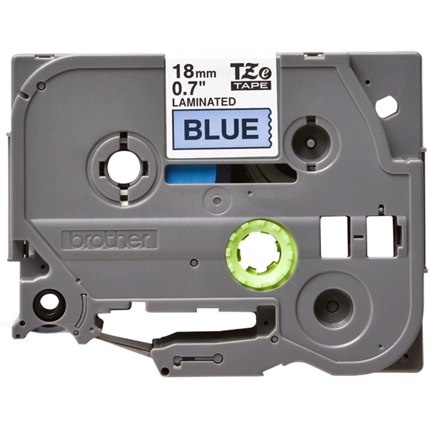 Brother szalag TZe-541, Kék alapon Fekete, Laminált, 18mm 0.7", 8 méter