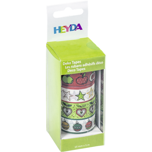 Heyda 4 db-os Alma dekor ragasztószalag