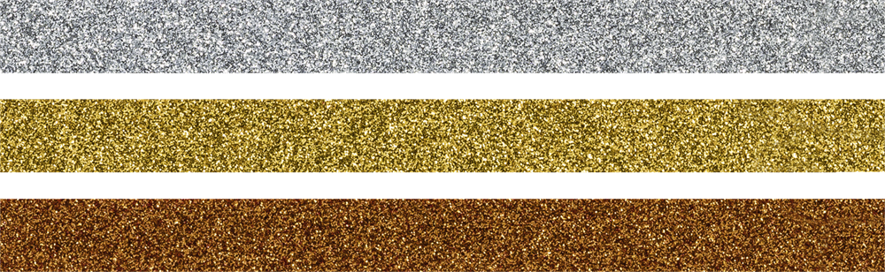 Heyda Gold-Silver 3 db glitteres ragasztószalag