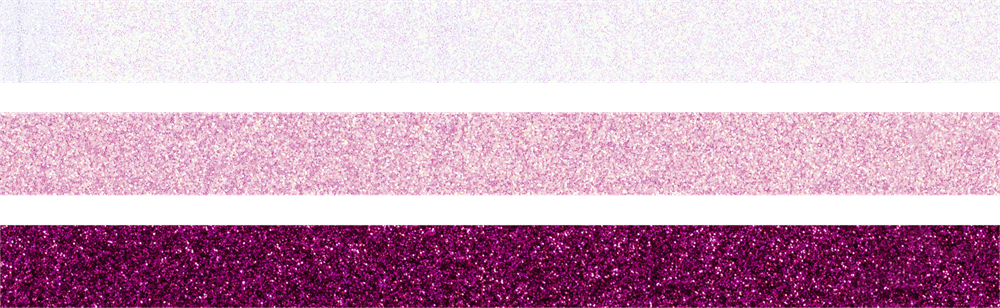 Heyda Pink 3 db glitteres ragasztószalag