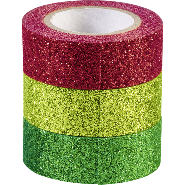 Heyda X-Mas 3 db glitteres ragasztószalag