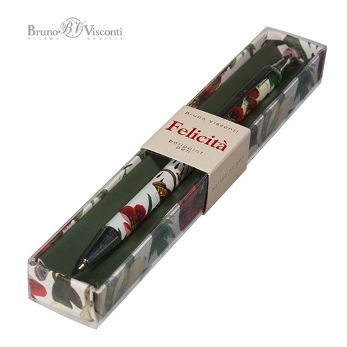 Bruno Visconti Felicita Pionies 0,7 mm, kék, fém golyóstoll