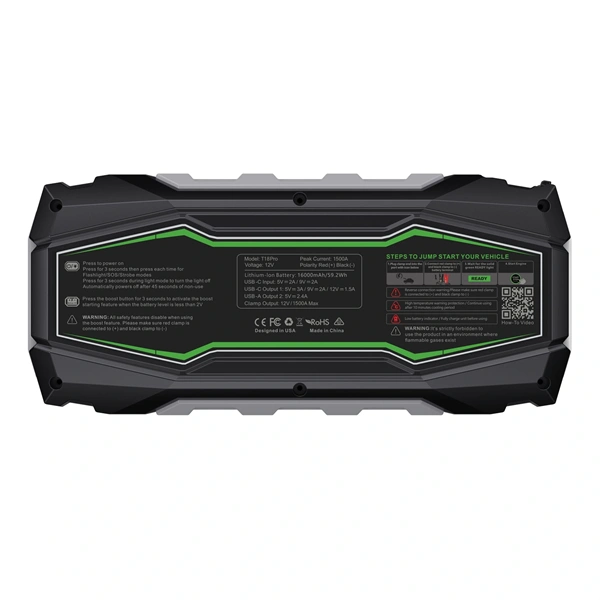 CAROSS USA T18 PRO Jump Starter és külső akkumulátor