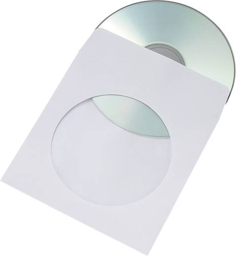 Öntapadó fehér CD/DVD papírtok
