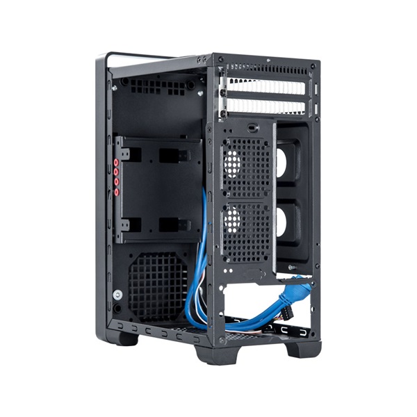 CHIEFTEC BT-06B-OP fekete (táp nélküli) mini-ITX ház