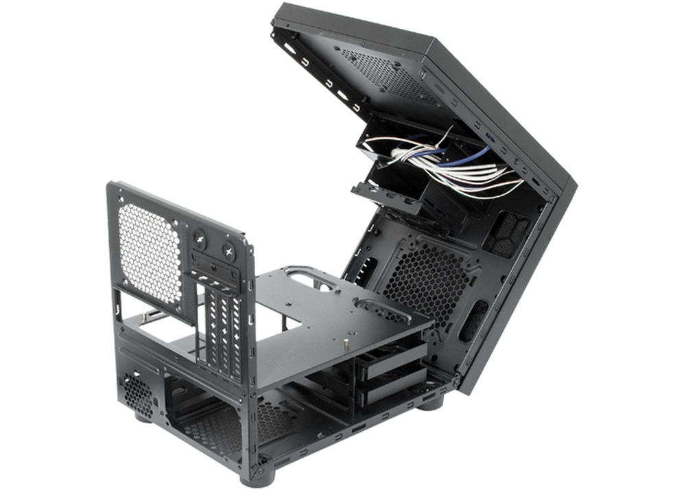 CHIEFTEC CI-01B-350GPB fekete 350W mATX ház