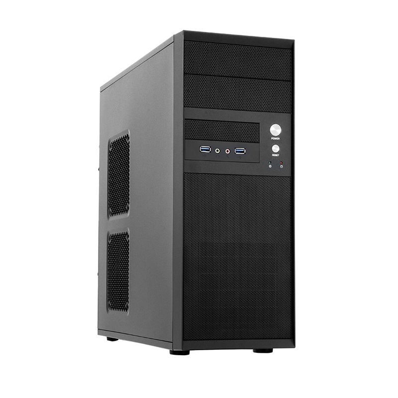 CHIEFTEC CQ-01B-U3-350GPB fekete 350W ATX ház