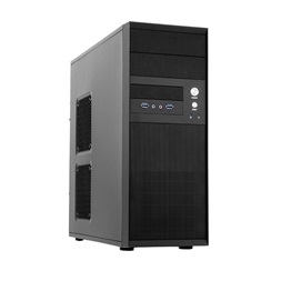 CHIEFTEC CQ-01B-U3-350S8 fekete 350W ATX ház