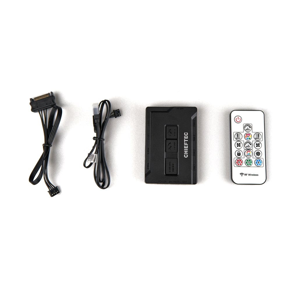 CHIEFTEC GL-03W-OP fehér (táp nélküli) ablakos ATX ház