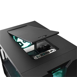 CHIEFTEC GM-02B-OP fekete (táp nélküli) ablakos mATX ház