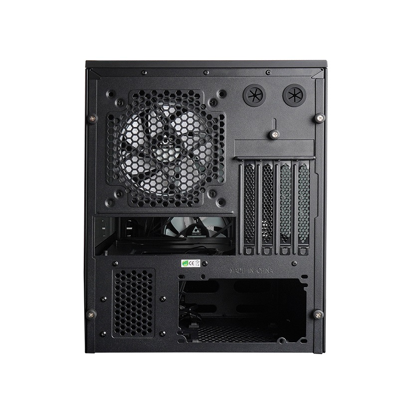 CHIEFTEC GM-02B-OP fekete (táp nélküli) ablakos mATX ház
