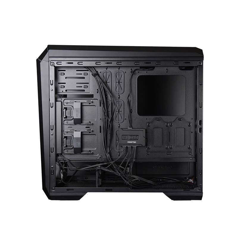 CHIEFTEC GP-03B-OP fekete (táp nélküli) ablakos ATX ház