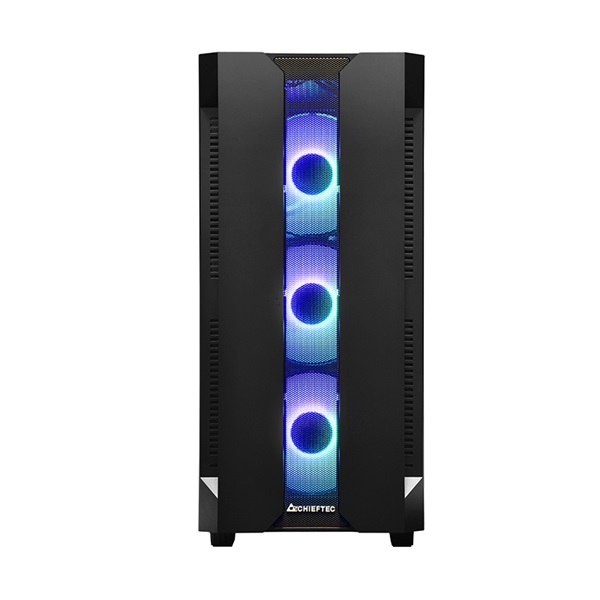 CHIEFTEC GS-01B-OP fekete (táp nélküli) ablakos ATX ház