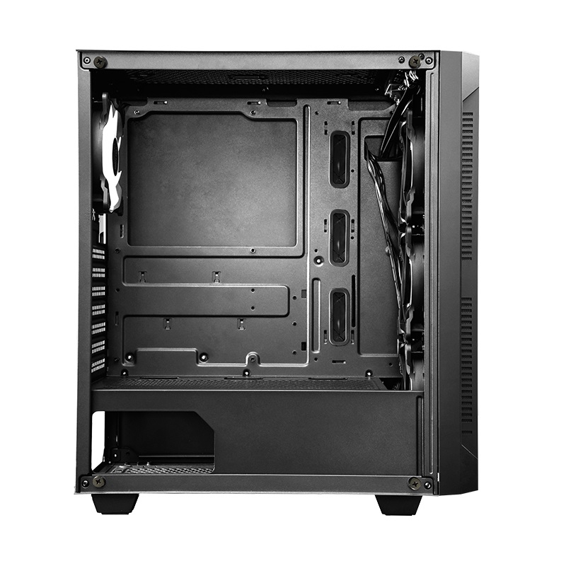 CHIEFTEC GS-01B-OP fekete (táp nélküli) ablakos ATX ház