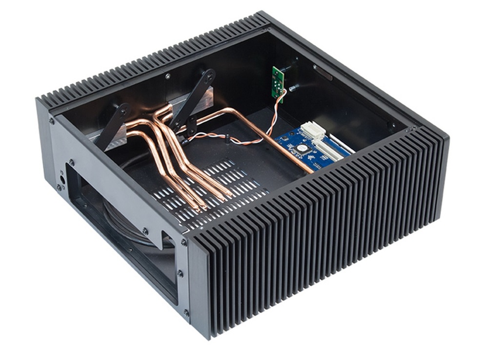 CHIEFTEC HF-200B-OP fekete (táp nélküli) mini-ITX ház