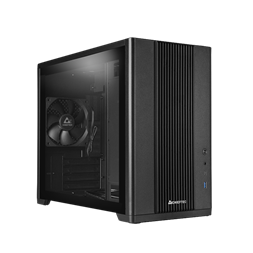 CHIEFTEC Ház UNI BX-10B-OP ATX, Tápegység nélkül, 1db Ventilátorral, USB-C porttal, Edzett üveg oldallap, fekete