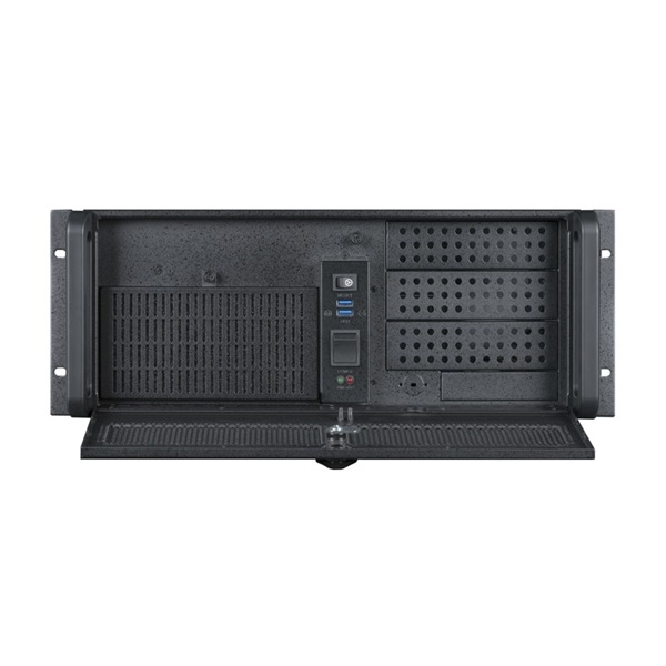 CHIEFTEC UNC-410S-B-U3-OP fekete (táp nélküli) 4U rackbe szerelhető ATX ház