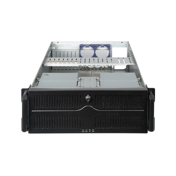 CHIEFTEC UNC-411E-B-OP fekete (táp nélküli) 4U rackbe szerelhető ATX ház