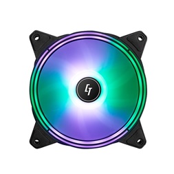 CHIEFTEC Ventilátor NF-1225RGB, 12cm, ARGB LED, fekete