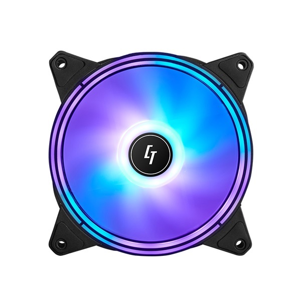 CHIEFTEC Ventilátor NF-1225RGB, 12cm, ARGB LED, fekete