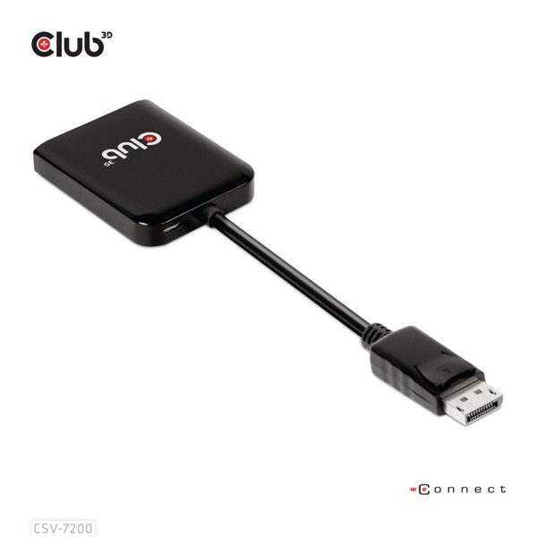 CLUB3D Displayport1.4 -2x Displayport HUB