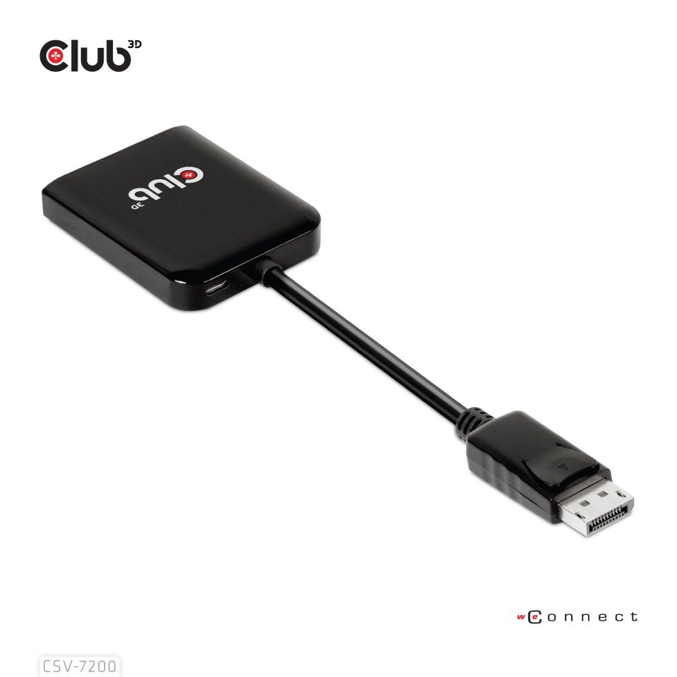 CLUB3D Displayport1.4 -2x Displayport HUB