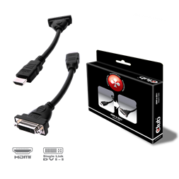 CLUB3D HDMI - DVI-I Single Link Passive Adapter