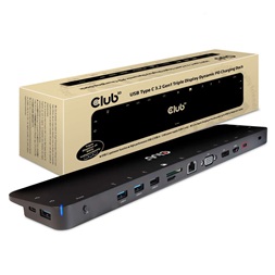 CLUB3D SenseVision USB Type C Triple Display Dock