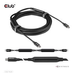 CLUB3D USB 3.2 Type C - USB 3.2 Type C 8K60Hz 5m kábel