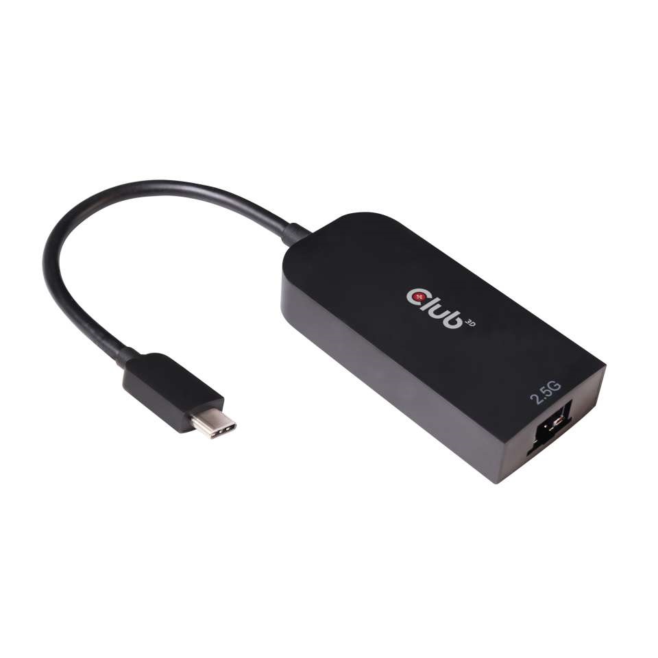 CLUB3D USB 3.2 Type C - RJ45 2.5Gbps Ethernet adapter