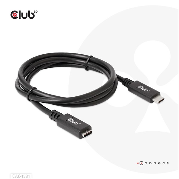 CLUB3D USB Gen1 Type C - USB Type C 4K60Hz 1m kábel