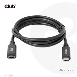 CLUB3D USB Gen1 Type C - USB Type C 4K60Hz 1m kábel