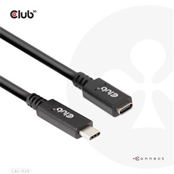 CLUB3D USB Gen1 Type C - USB Type C 2m extension kábel