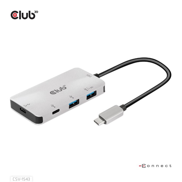 CLUB3D USB Gen2 Type C - 2x USB A + 2x USB C HUB