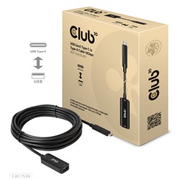 CLUB3D USB Gen2 Type C - USB A 5m kábel