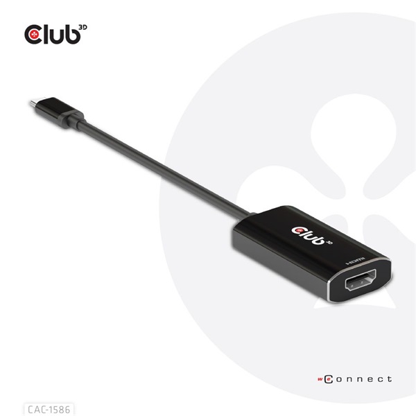 CLUB3D USB Type C - HDMI 4K120Hz Active Adapter