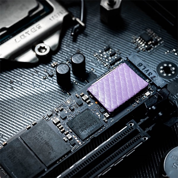 COOLER MASTER CPU Hővezető lap, THERMAL PAD, lila, 1,5mm