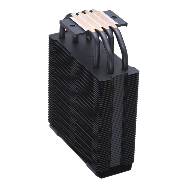 COOLER MASTER CPU hűtő HYPER 212 HALO BLACK ARGB, LGA1700 támogatással, fekete