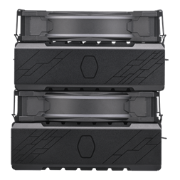 COOLER MASTER CPU hűtő HYPER 622 HALO BLACK EDITION, LGA1700 támogatással, fekete