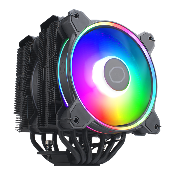 COOLER MASTER CPU hűtő HYPER 622 HALO BLACK EDITION, LGA1700 támogatással, fekete