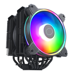 COOLER MASTER CPU hűtő HYPER 622 HALO BLACK EDITION, LGA1700 támogatással, fekete