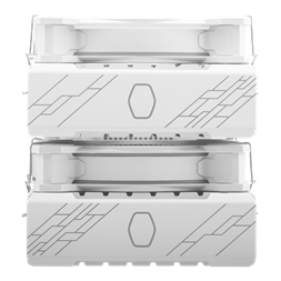 COOLER MASTER CPU hűtő HYPER 622 HALO WHITE EDITION, LGA1700 támogatással, fehér