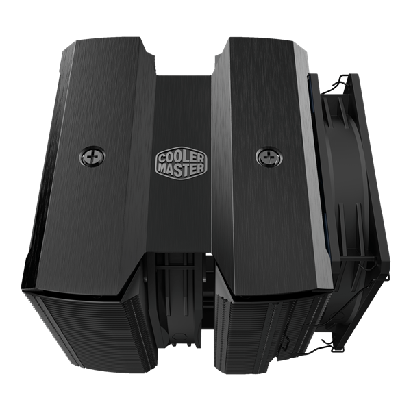 COOLER MASTER CPU hűtő MASTERAIR MA824 STEALTH, LGA1700 támogatással, fekete
