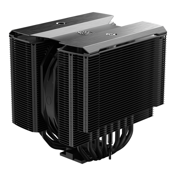COOLER MASTER CPU hűtő MASTERAIR MA824 STEALTH, LGA1700 támogatással, fekete