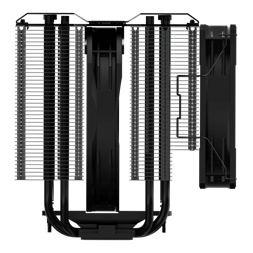 COOLER MASTER CPU hűtő MASTERAIR MA824 STEALTH, LGA1700 támogatással, fekete