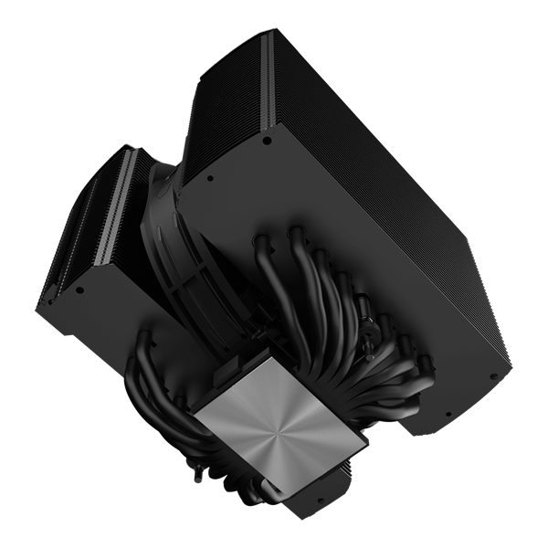 COOLER MASTER CPU hűtő MASTERAIR MA824 STEALTH, LGA1700 támogatással, fekete
