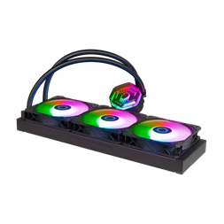 COOLER MASTER CPU hűtő MASTERLIQUID 360 ATMOS (vízhűtés), 3 Ventilátoros, ARGB Gen2, fekete