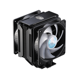 COOLER MASTER CPU hűtő MasterAir MA612 Stealth ARGB, LGA1700 támogatással, fekete